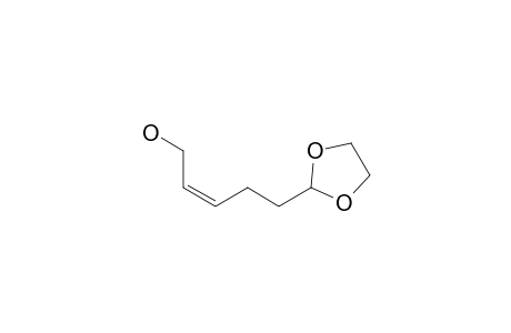 2-(5-Hydroxy-(Z)-pent-3-enyl)-1,3-dioxolane