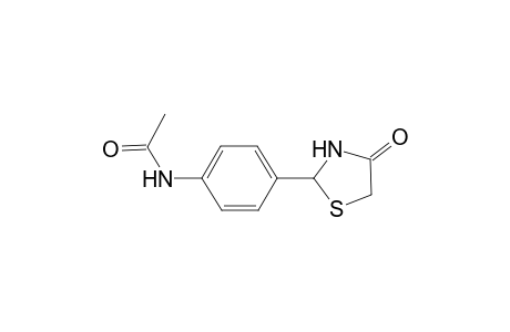 acetamide, N-[4-(4-oxo-2-thiazolidinyl)phenyl]-