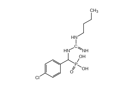 [alpha-(3-butylguanidino)-p-chlorobenzyl]phosphonic acid