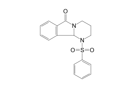 1,2,3,4,6,10b-hexahydro-1-(phenylsulfonyl)pyrimido[2,1-a]isoindol-6-one