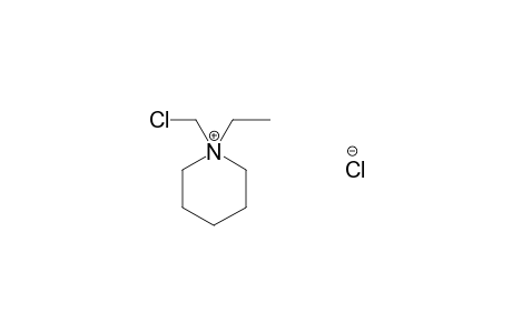 N-CHLORO-METHYL-N-ETHYL-PIPERIDINUM-CHLORIDE