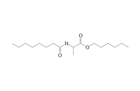 L-Alanine, N-octanoyl-, hexyl ester