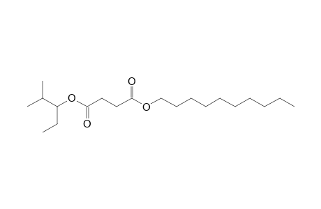 Succinic acid, decyl 2-methylpent-3-yl ester