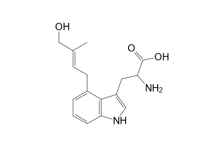 2-Amino-3-[4-[(E)-4-hydroxy-3-methyl-but-2-enyl]-1H-indol-3-yl]propanoic acid