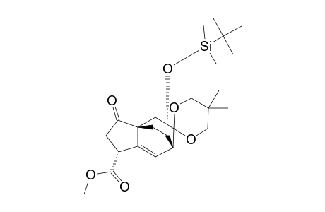 METHYL-(1R,3AR,6R,8S)-8-[(TERT.-BUTYL-DIMETHYLSILYL)-OXY]-5,5-(2',2'-DIMETHYLPROPANE-1',3'-DIYLDIOXY)-3-OXO-1,2,3,4,5,6-HEXAHYDRO-3A,6-ETHANO-3AH-INDENE-1-CARB