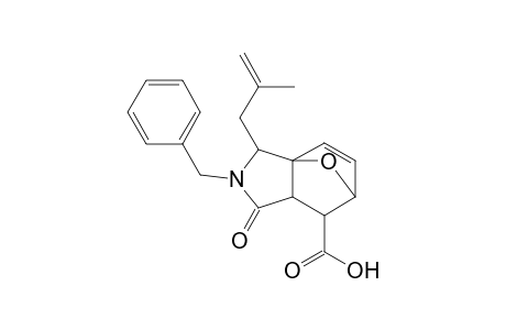 10-Oxa-3-azatricyclo[5.2.1.0(1,5)]dec-8-ene-6-carboxylic acid, 2-(2-methyl-2-propenyl)-4-oxo-3-(phenylmethyl)-