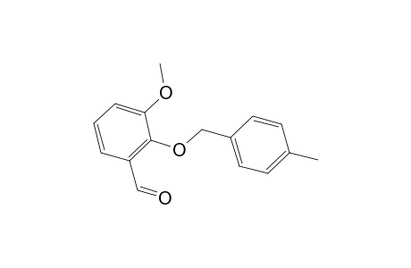 3-Methoxy-2-[(4-methylbenzyl)oxy]benzaldehyde