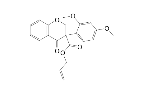 3-Allyloxycarbonyl-3-(2,4-dimethoxyphenyl)chroman-4-one