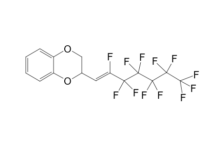 2-(2,3,3,4,4,5,5,6,6,7,7,7-Dodecafluorohept-1-enyl)-2,3-hydrobenzo-1,4-dioxine