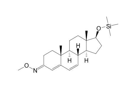 17.BETA.-[(TRIMETHYLSILYL)OXY]-ANDROSTA-4,6-DIENE-3-ONE(3-O-METHYLOXIME)