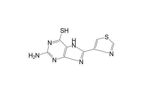 2-amino-8-(4-thiazolyl)purine-6-thiol