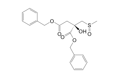 [R]-2-Hydroxy-2-[(methylsulfinyl)methyl]butanedioic acid dibenzyl ester