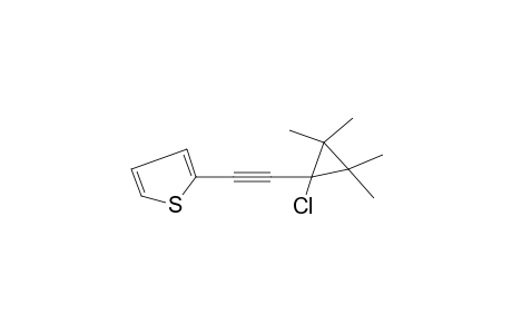 2-[(1-Chloro-2,2,3,3-tetramethylcyclopropyl)ethynyl]thiophene