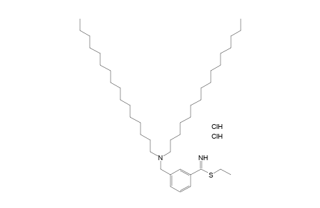 alpha-(dihexadecylamino)thio-m-toluimidic acid, ethyl ester, dihydrochloride