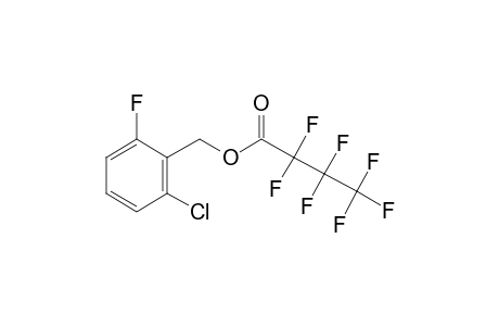 2-Chloro-6-fluorobenzyl alcohol, heptafluorobutyrate