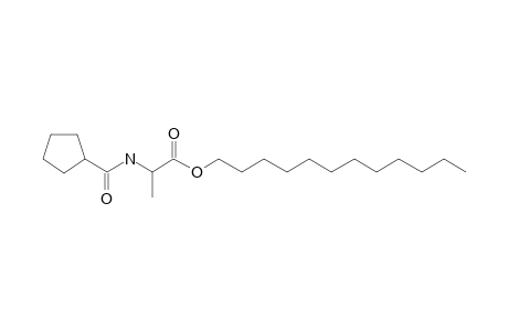 L-Alanine, N-(cyclopentylcarbonyl)-, dodecyl ester