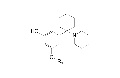 3-MeO-PCP-M (O-demethyl-HO-aryl-glucuronide) MS2