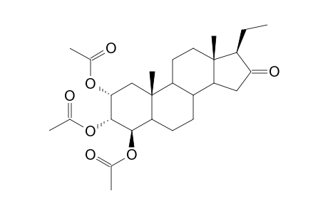 2-ALPHA,3-ALPHA,4-BETA-TRIACETOXYPREGNAN-16-ONE