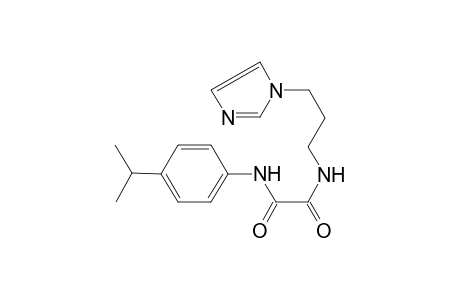 N-(3-Imidazol-1-yl-propyl)-N'-(4-isopropyl-phenyl)-oxalamide