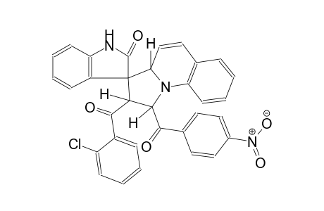 (1'S,2'S,3R,3a'R)-2'-(2-chlorobenzoyl)-1'-(4-nitrobenzoyl)-2',3a'-dihydro-1'H-spiro[indoline-3,3'-pyrrolo[1,2-a]quinolin]-2-one