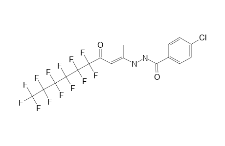 Benzhydrazide, 4-chloro-N2-(4,4,5,5,6,6,7,7,8,8,9,9,9-tridecafluoro-1-methyl-3-oxo-1-nonenyl)-