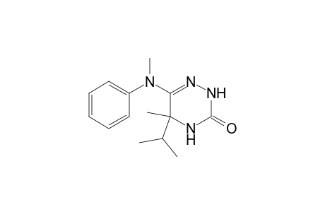 4,5-DIHYDRO-5-ISOPROPYL-5-METHYL-6-(N-METHYL-N-PHENYLAMINO)-1,2,4-TRIAZIN-3-(2H)-ONE