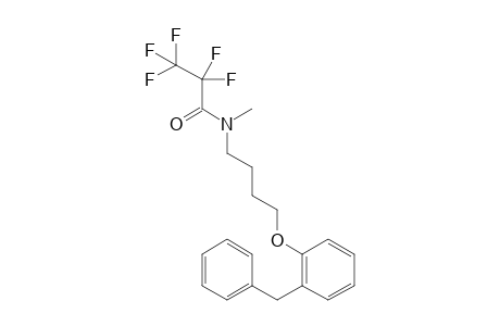 N-(4-(2-Benzylphenoxy)butyl)-2,2,3,3,3-pentafluoro-N-methylpropanamide