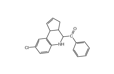 8-chloro-3a,4,5,9b-tetrahydro-3H-vyclopenta[c]quinolin-4-yl phenyl ketone