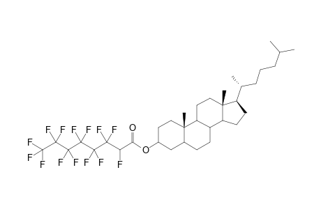 Cholestanyl 2-hydroperfluorooctanoate