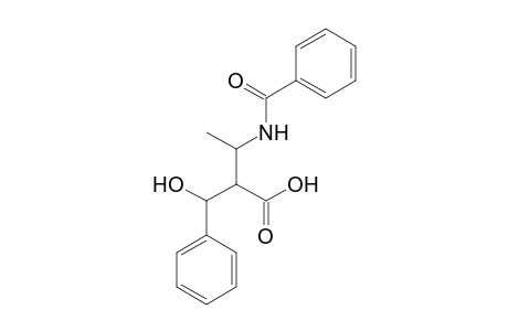 3-(Benzoylamino)-2-[hydroxy(phenyl)methyl]butanoic acid