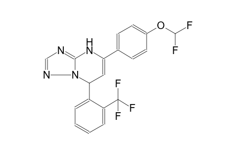 [1,2,4]Triazolo[1,5-a]pyrimidine, 5-[4-(difluoromethoxy)phenyl]-4,7-dihydro-7-[2-(trifluoromethyl)phenyl]-