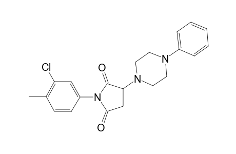 1-(3-Chloro-4-methylphenyl)-3-(4-phenyl-1-piperazinyl)-2,5-pyrrolidinedione