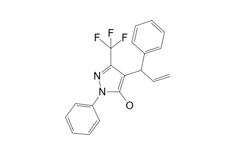 5-Hydroxy-1-phenyl-4-(1-phenyl-2-propenyl)-3-triifluoromethylpyrazole