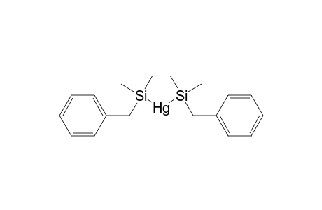 Mercury, bis[dimethyl(phenylmethyl)silyl]-