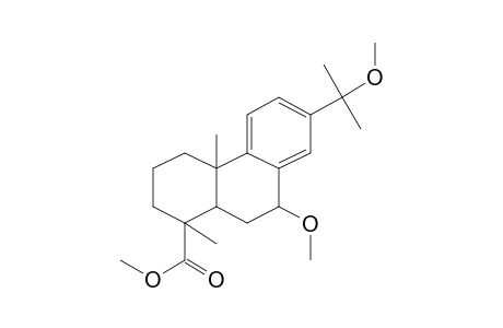 Methyl 9-methoxy-7-(2-methoxypropan-2-yl)-1,4A-dimethyl-1,2,3,4,4A,9,10,10A-octahydrophenanthrene-1-carboxylate