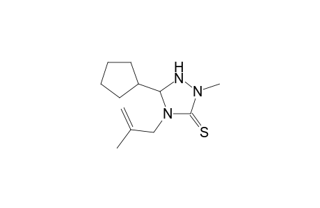 2-Methyl-5-pentamethylene-4-(2-methylenepropyl)-1,2,4-triazolidin-3-thione