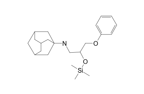 1-(1-Adamantylamino)-3-phenoxy-2-propanol, tms