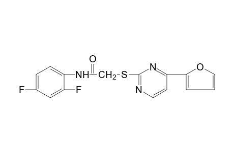 2',4'-difluoro-2-{[4-(2-furyl)-2-pyrimidinyl]thio}acetanilide