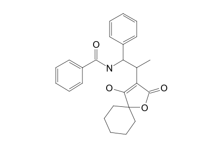 N-[2-(4'-Hydroxy-2'-oxo-1'-oxaspiro[4.5]dec-3'-en-3'-yl)-1-phenylpropyl]-benzamide