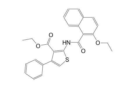 ethyl 2-[(2-ethoxy-1-naphthoyl)amino]-4-phenyl-3-thiophenecarboxylate