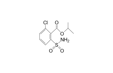 Benzoic acid, 2-(aminosulfonyl)-6-chloro-, 1-methylethyl ester