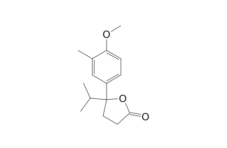 4-Hydroxy-4-(4-methoxy-3-methylphenyl)-5-methyl-hexanoic acid lactone