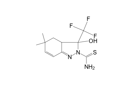 5,5-dimethyl-3-hydroxy-3,3a,4,5-tetrahydrothio-3-(trifluoromethyl)-2H-indazole-2-carboxamide