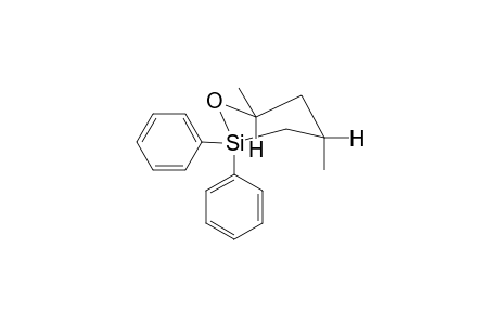 trans-2,2-Diphenyl-4,6-dimethyl-1-oxa-2-silacyclohexane