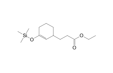 2-Cyclohexene-1-propanoic acid, 3-[(trimethylsilyl)oxy]-, ethyl ester