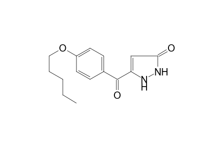 5-[4-(pentyloxy)benzoyl]-1,2-dihydro-3H-pyrazol-3-one