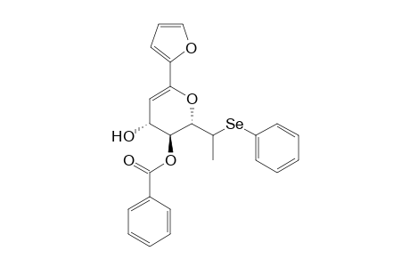 (2S*,3S*,4R*)-3-(Benzoyloxy)-6-(.alpha.-furyl)-4-hydroxy-2-((1-phenylseleno)ethyl)-2,3-dihydro-4H-pyran