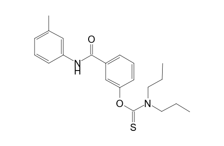 Dipropylthiocarbamic acid, o-(3-m-tolylcarbamoylphenyl) ester