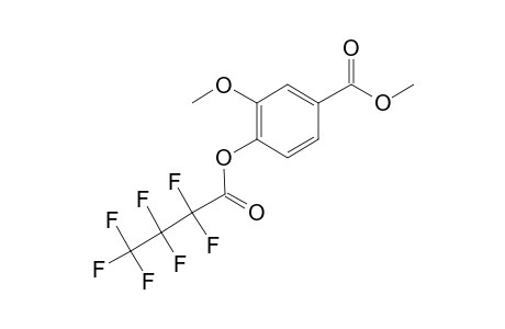 Methyl vanillate, heptafluorobutyrate