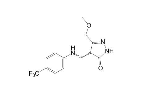 3-(METHOXYMETHYL)-4-[(alpha,alpha,alpha-TRIFLUORO-p-TOLUIDINO)METHYLENE]-2-PYRAZOLIN-5-ONE